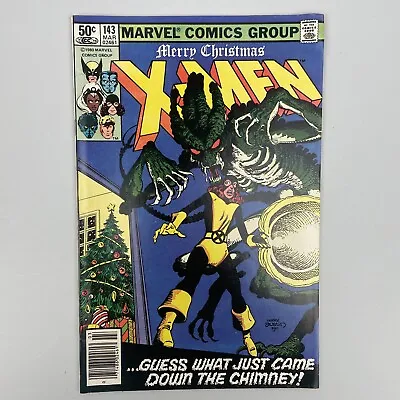 Buy The Uncanny X-Men 143 Merry Christmas Marvel 1980 Kitty Pryde Sleeved & Boarded • 11.35£