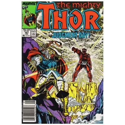 Buy Thor (1966 Series) #387 Newsstand In Very Fine + Condition. Marvel Comics [d • 6£