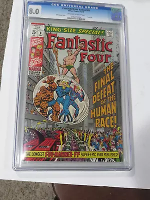 Buy Fantastic Four Annual #8 CGC 8.0 1970 - Sub-Mariner • 79.06£