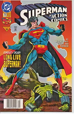 Buy  Action Comics  No 711 1995  Death Of Clark Kent 7  C/a Guice Superman 9.6 Nmt+ • 5.99£