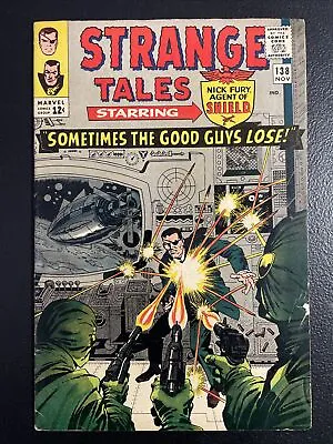 Buy Strange Tales #138 5.0 1st Appearance Of ✨eternity✨marvel 1965 Thor 4 • 39.42£