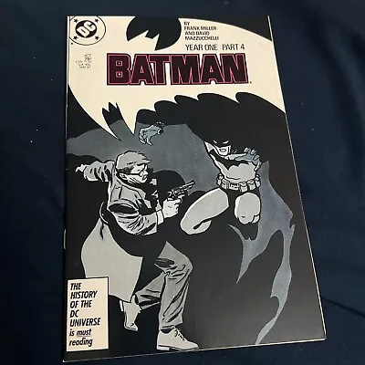 Buy Batman #407 Year One Part 4 Frank Miller NM 1987 DC Comics NM • 7.91£