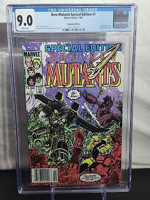Buy 🔑🔥 THE NEW MUTANTS SPECIAL EDITION 1 1985 RARE NEWSSTAND CGC 9.0 Wrap 735005 • 17.95£
