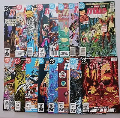 Buy New Teen Titans Vol. 1 (15 Book Lot) #13, 32-38, +More (VF Or Better) Perez • 20.08£