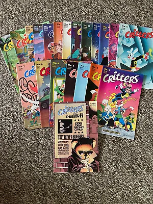 Buy 26 Issues Of CRITTERS #1 To #20, #23 Comic Books, By STAN SAKAI..... • 79.91£