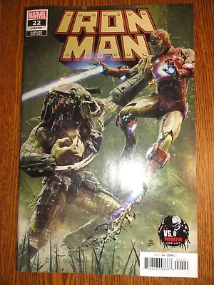 Buy Iron Man #22 Barends IM Vs Predator Variant Cover Invincible 1st Print Marvel • 21.08£