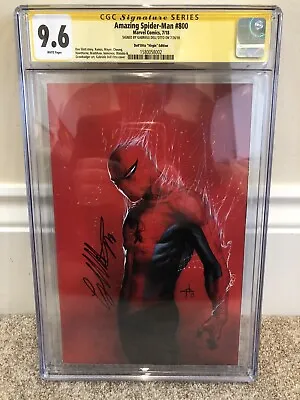 Buy Amazing Spider-Man #800 Dell Otto Signed 1:200 Virgin Variant CGC 9.6 Not 9.8 • 399.95£