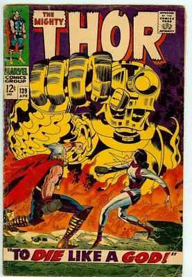 Buy Thor #139 3.5 // Silver Age Jack Kirby Cover Art Marvel Comics 1967 • 18.97£