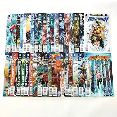 Buy Aquaman 0 1 9-38 40 Annual 1 2 Nearly Complete Set New 52 DC Comic Book Nov 2011 • 39.22£