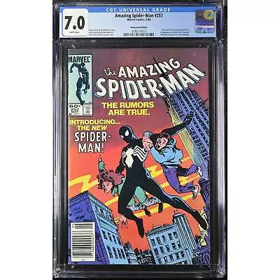 Buy Amazing Spider-Man #252 Newstand Edition Marvel Comics CGC Graded 7.0 • 128.51£