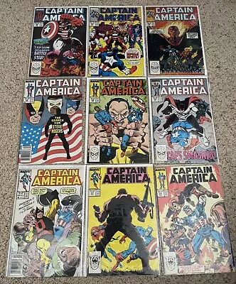 Buy 9 X Captain America Comics #328, 331, 332, 336, 338, 348, 349, 353, 356 • 15£