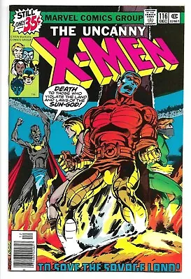 Buy X-Men #116, Marvel 1978, Claremont & Byrne, Kazar, Garokk, Sauron 9.0 VF/NM • 81.52£