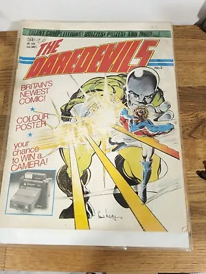 Buy Daredevils #2 Captain Britain. Alan Moore, Alan Davis. RARE Marvel UK 1983 • 35£
