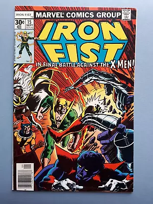 Buy Iron Fist #15 - Vol.1 1975 - Claremont / Byrne X-Men - HIGH GRADE VF+ To VF/NM • 25£