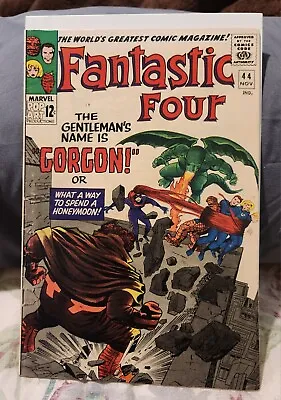 Buy FANTASTIC FOUR #44 (Marvel 1965) Jack Kirby - KEY 1ST APPEARANCE GORGON • 55.96£