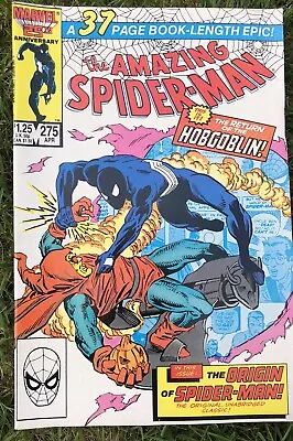 Buy Amazing Spider-man #275 1986 Great Condition. Return Of The Hobgoblin • 12.50£