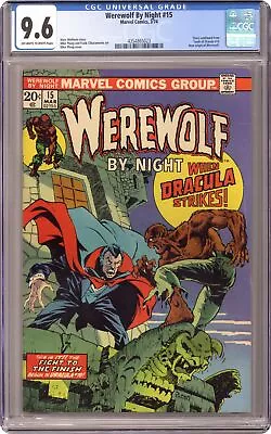 Buy Werewolf By Night #15 CGC 9.6 1974 4354865023 • 249.04£