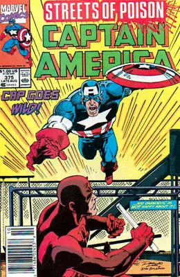 Buy Captain America (1st Series) #375 (Newsstand) FN; Marvel | Streets Of Poison - W • 6.72£