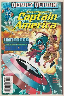 Buy Captain America #2 Variant Cover (Marvel - 1998 Series) Vfn+ • 2.25£