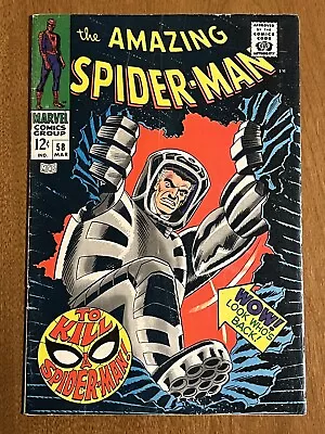 Buy The Amazing Spider-Man #58/Silver Age Marvel Comic Book/VG-FN • 52.24£