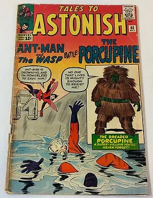 Buy 1963 Marvel TALES TO ASTONISH #48 ~ Low Grade, Tape Marks On Spine • 27.63£