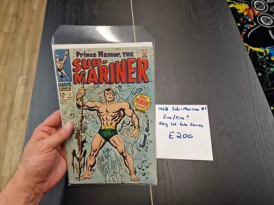 Buy 1968 Marvel Comics - Sub-Mariner #1 - First Solo Series - Fine/Fine+ • 200£