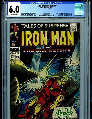 Buy Tales Of Suspense #99 CGC 6.0 1968 Silver Age Marvel Last Issue Amricons B12 • 151.90£