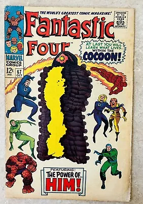 Buy Fantastic Four #67 At Last You Will Learn What Lives Within The Cocoon! • 100£