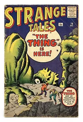 Buy Strange Tales #79 GD 2.0 1960 Dr. Strange Prototype • 47.44£