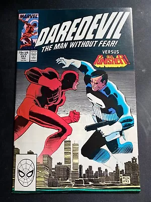 Buy Daredevil #257 VS Punisher John Romita Jr. Cover!! (MARVEL 1988) • 21.59£