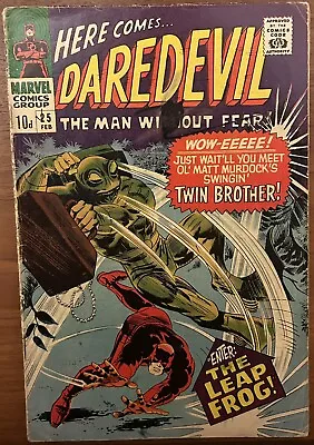 Buy Daredevil #25 - 1st Appearance The Leap-Frog! (Marvel 1967) • 17.99£