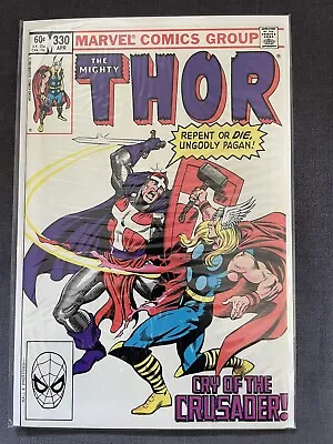 Buy The Mighty Thor #330 First Appearance Of The Crusader • 3.96£