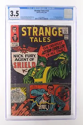 Buy Strange Tales #135 - Marvel Comics 1965 CGC 3.5 1st Appearance Of Nick Fury, Age • 86.14£