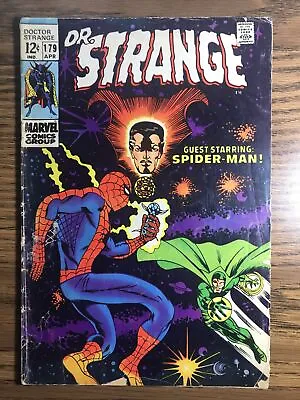 Buy Doctor Strange 179 Spider-man Gene Colan Cover Roy Thomas Marvel 1969 • 28.91£