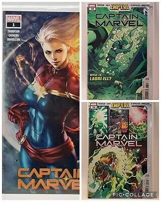 Buy Captain Marvel 1 ARTGERM WAL-MART  Variant 18 20 2nd Print 1st APP Lauri-Eli LOT • 3.82£