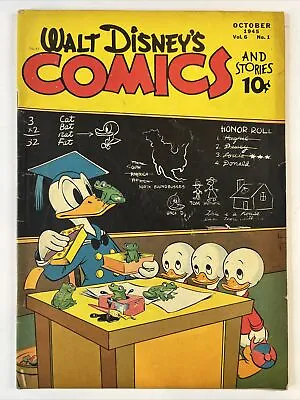 Buy Walt Disney's Comics And Stories #61 - 1945 Vol. 6 No. 1 • 39.72£