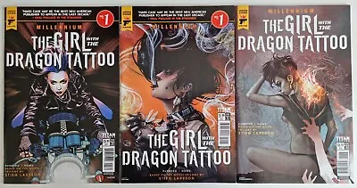 Buy Comic Book - Millennium The Girl With The Dragon Tattoo #1 #2 Hard Case Crime • 19.99£