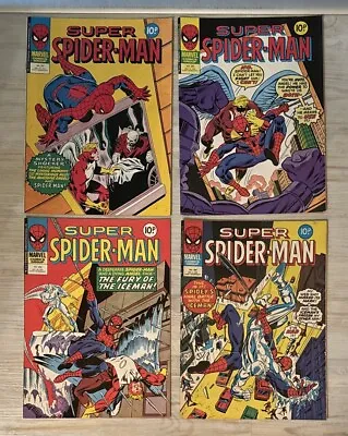 Buy Spider-man Comics Weekly Issues  301 302 303 304 Vintage Marvel UK Bundle 1978 • 19.99£
