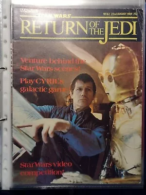 Buy Return Of The Jedi  62  Aug22 1984 Star Wars Weekly UK Marvel Comic Book  • 3£