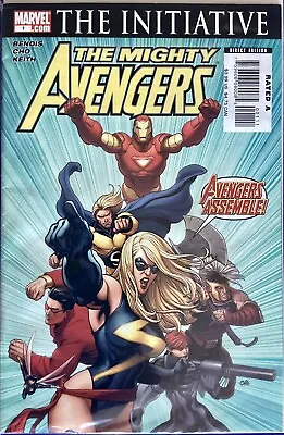 Buy The Mighty Avengers #1, 2007, The Initiative, Bendis, Frank Cho, Bagged/boarded • 3.99£