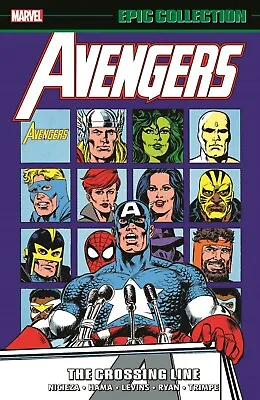 Buy Marvel Comics Avengers Epic Collection Vol 20 The Crossing Line Trade Paperback • 35.57£