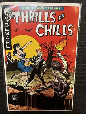 Buy Archie Thrills And Chills #1 Beware 1954 Red Variant Homage Comic Zombie Grave • 19.86£