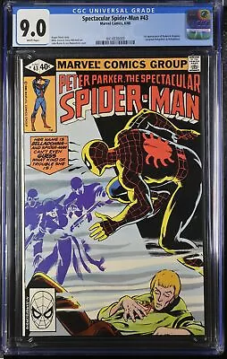 Buy Spectacular Spider-Man #43 - Marvel Comics 1980 CGC 9.0 1st Appearance Of Roderi • 30.83£
