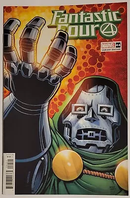 Buy Fantastic Four #44 Arthur Adams Dr. Doom Variant MARVEL 2022 • 4£