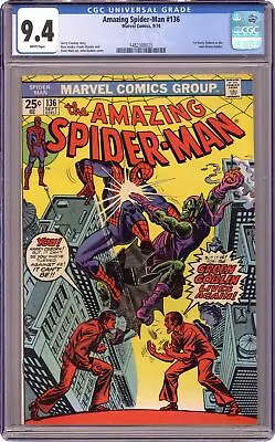 Buy Amazing Spider-Man #136 CGC 9.4 1974 1482308025 • 299.72£