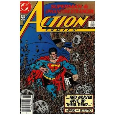 Buy Action Comics (1938 Series) #585 Newsstand In VF Minus Condition. DC Comics [k@ • 3.97£
