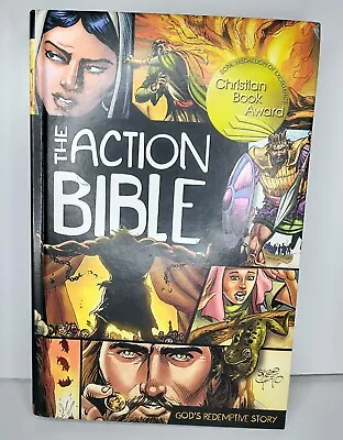 Buy The Kids Action Bible, God's Redemptive Story: Comic Book, Hardcover • 6.71£