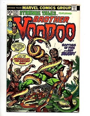 Buy Strange Tales #170  Fn+ 6.5   Baptism Of Fire And Blood  Brother Voodoo App. • 24.51£