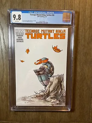 Buy Teenage Mutant Ninja Turtles #30 CGC 9.8 NM/MT Campbell Cover TMNT IDW 2014 • 135.05£