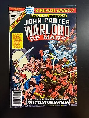 Buy John Carter Warlord Of Mars Annual #2 - 1978       (4349) • 2.69£
